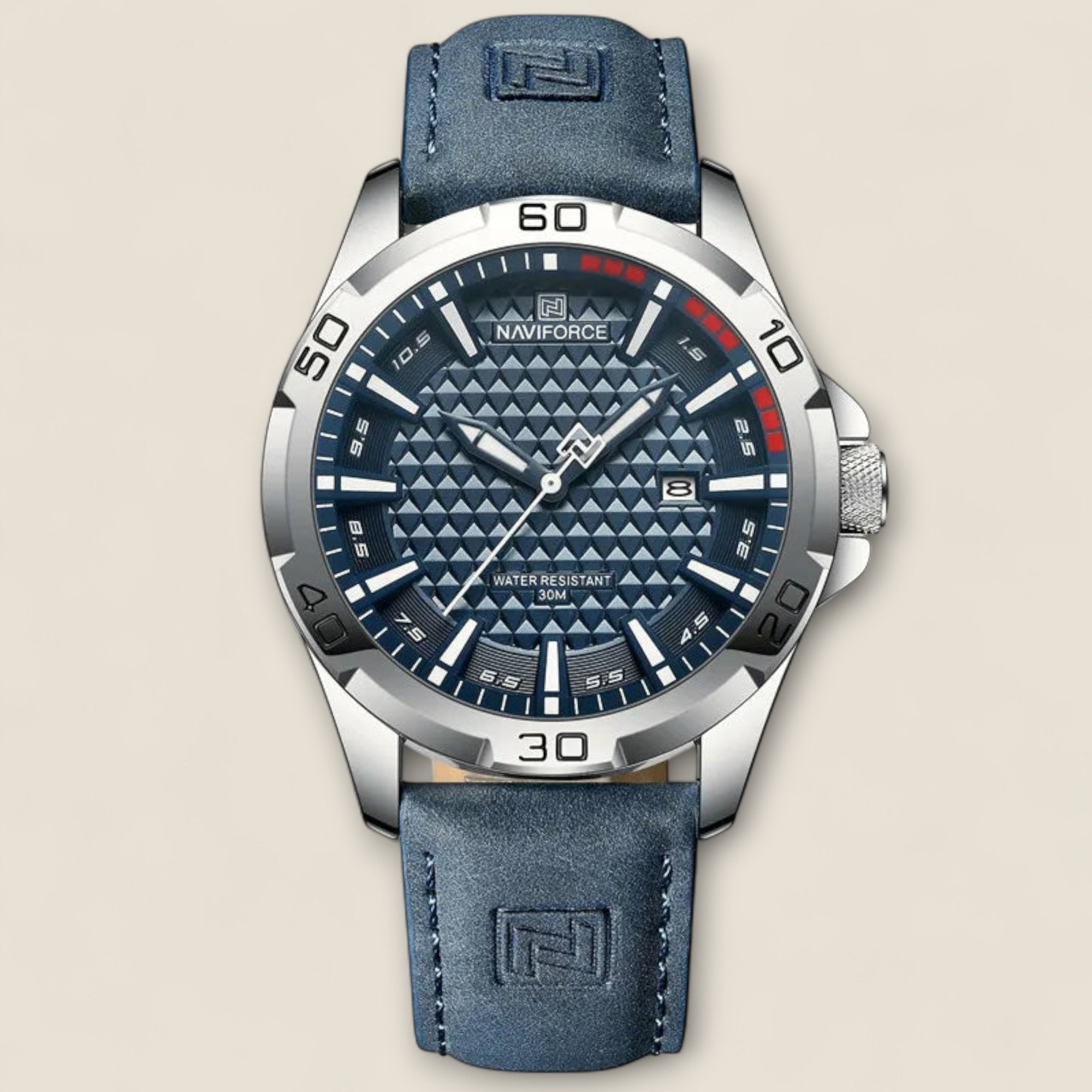 Dario - Geometrische Zifferblatt-Uhr